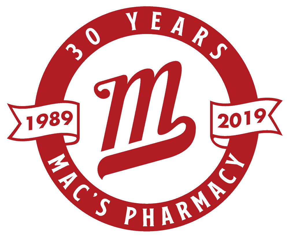 Macs 30 year logo