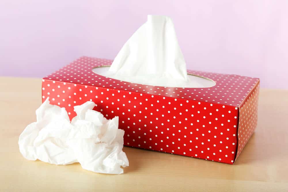 box of tissues