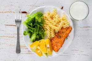 plate of healthy food