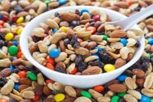 bowl of trail mix