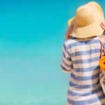 woman in a sunhat