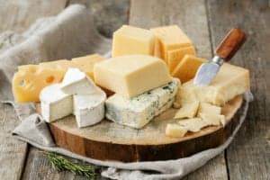 different types of cheeses