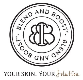 blend and boost logo and tag line